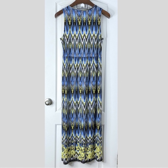 J. Jill Wearever Collection Ikat Print Midi Dress - Picture 4 of 13